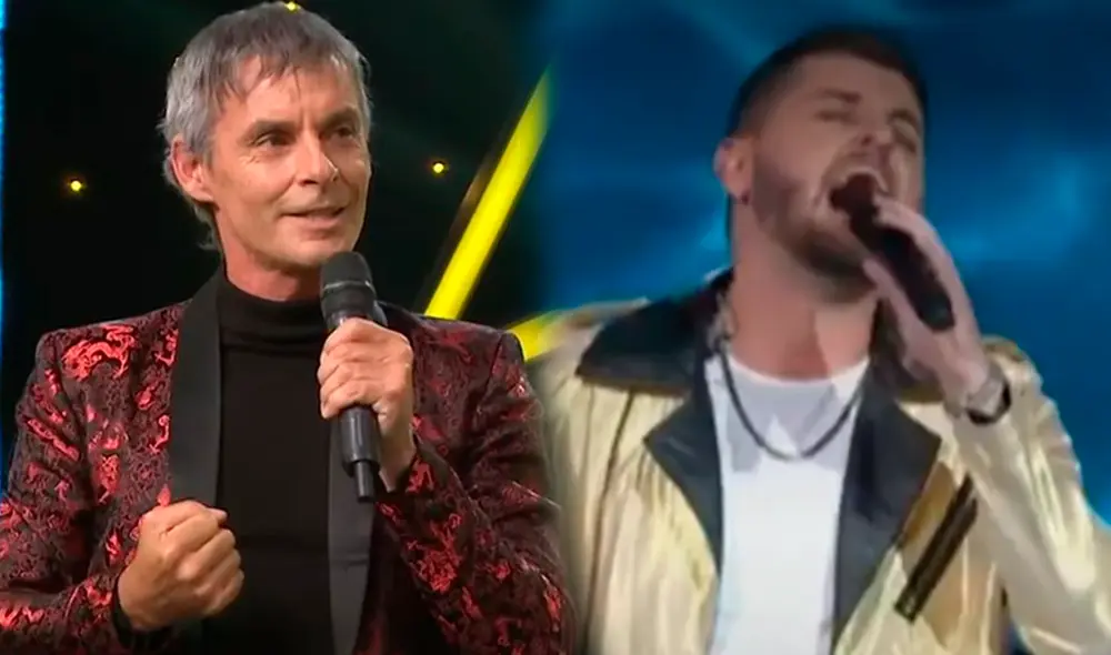 Nico Strauss entonó el tema "Eres sirena" de Sin Bandera en su primera batalla. Foto: composición/captura América TV Nico Strauss entonó el tema "Eres sirena" de Sin Bandera en su primera batalla. Foto: composición/captura América TV