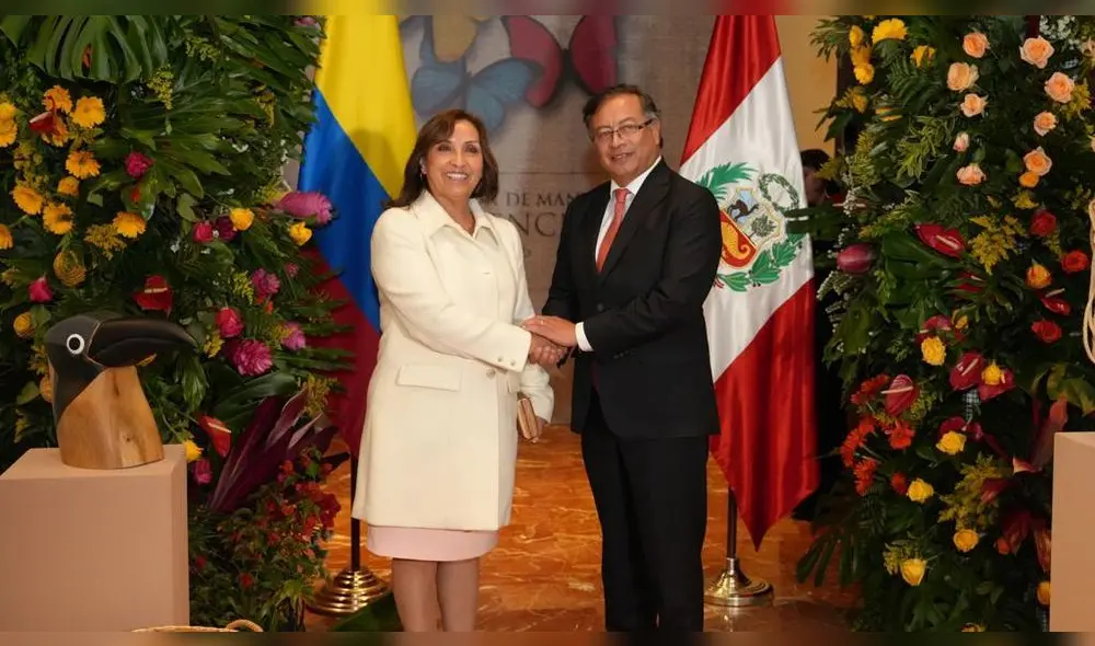 Dina Boluarte y Gustavo Petro sostuvieron reunión en Colombia. Foto: Twitter Dina Boluarte Dina Boluarte y Gustavo Petro sostuvieron reunión en Colombia. Foto: Twitter Dina Boluarte