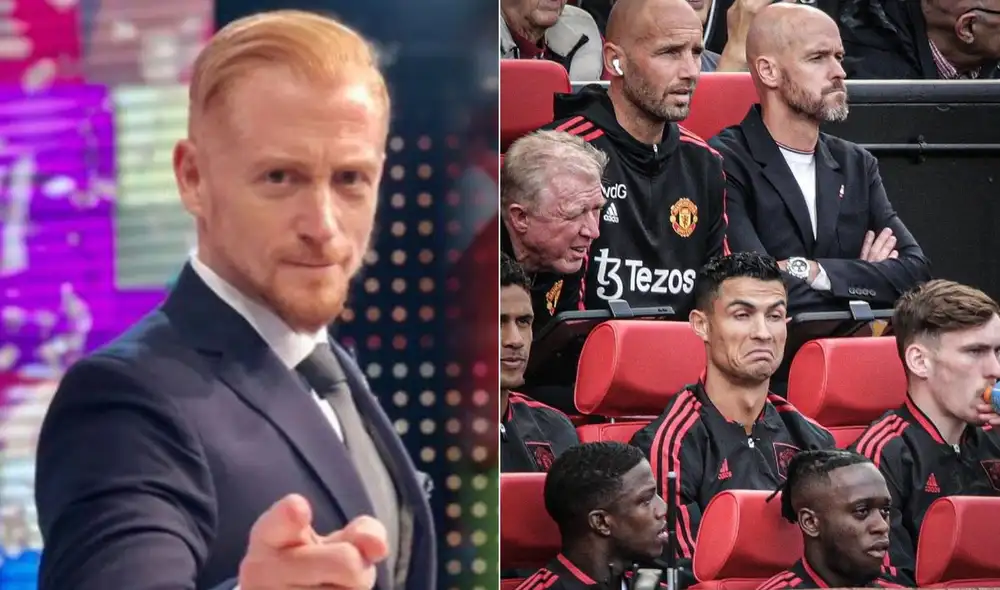 Martin Liberman es un confeso admirador de Cristiano Ronaldo. Foto: Composición/ESPN/Manchester United