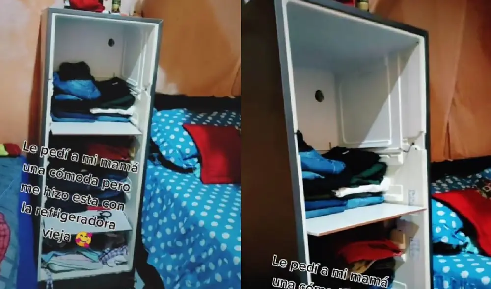 La mamá de la joven sorprendió con su talento para utilizar material reciclables. Foto: composición LR/ captura de TikTok/ @yulmar0