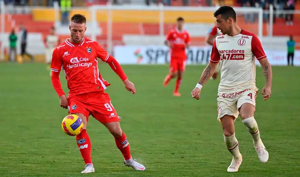 Cienciano fue superior a Universitario en los 90 minutos, aunque los cremas tuvieron dos remates al palo. Foto: Liga de Fútbol Profesional