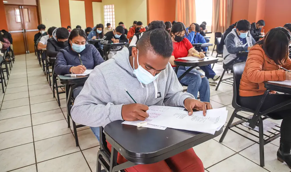El concurso de admisión se inició a las 9.00 y culminó a las 11:30 horas. Foto: UPAO