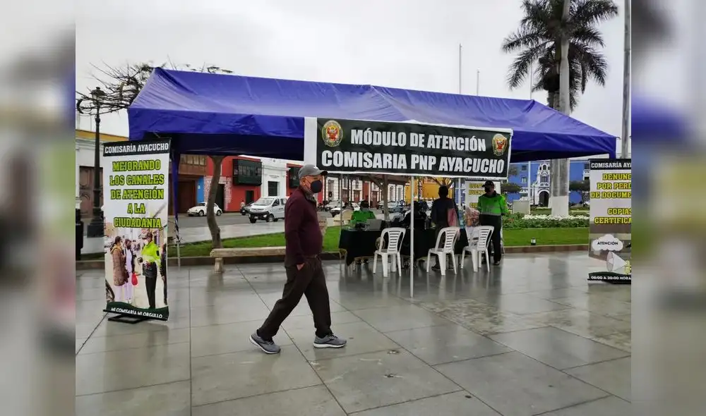 Unas 20 personas al día son atendidas en el módulo policial. Foto: Y. Goicochea/La República Unas 20 personas al día son atendidas en el módulo policial. Foto: Y. Goicochea/La República