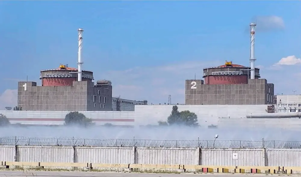 Los ucranianos denuncian el “chantaje” ruso por la amenaza contra la planta nuclear. Foto: Ministerio de Situaciones de Emergencia de Rusia Los ucranianos denuncian el “chantaje” ruso por la amenaza contra la planta nuclear. Foto: Ministerio de Situaciones de Emergencia de Rusia