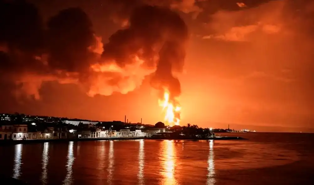 Las últimas explosiones registradas en la ciudad de Matanzas (Cuba) provocaron 3 heridos leves. Foto: El Nacional Las últimas explosiones registradas en la ciudad de Matanzas (Cuba) provocaron 3 heridos leves. Foto: El Nacional