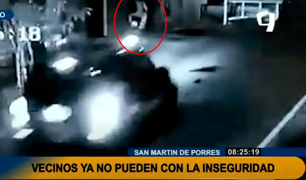 El hecho ocurrió en la urbanización Mi Terruño. Foto captura de Panamericana El hecho ocurrió en la urbanización Mi Terruño. Foto captura de Panamericana