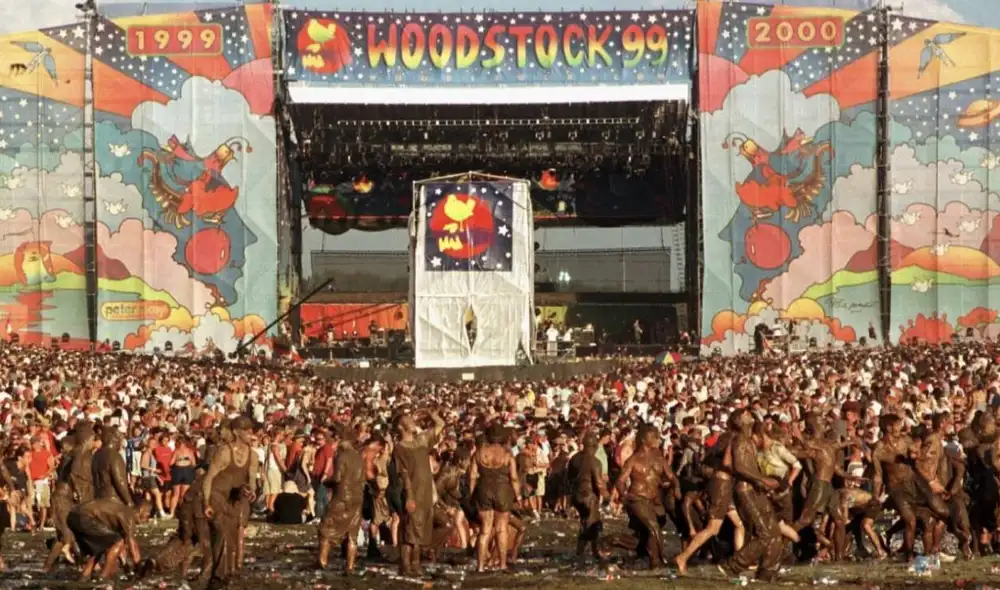 "Fiasco total: Woodstock 99", la nueva docuserie de Netflix revive el polémico festival de música que pasó a la historia por convertirse en un escenario de violencia. Foto: IMDb