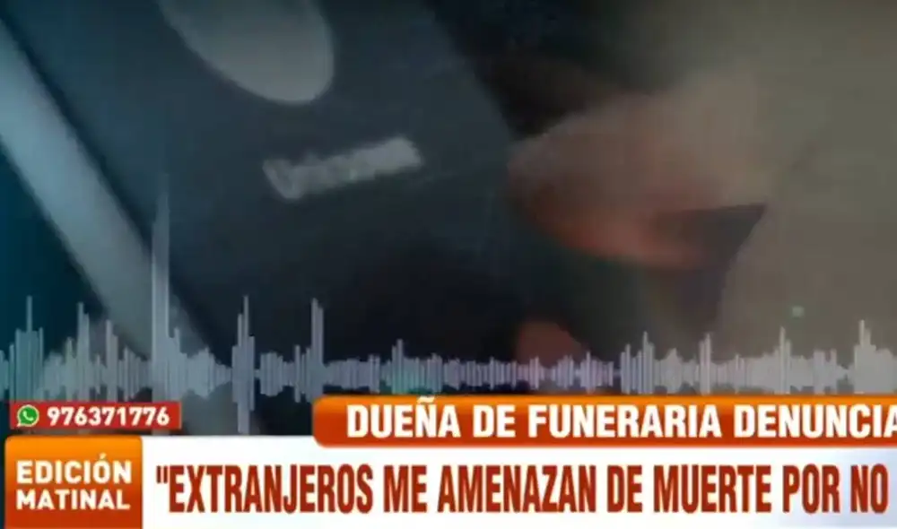 VES: delincuente extorsiona a empresaria mediante una llamada telefónica. Foto: captura video/ATV