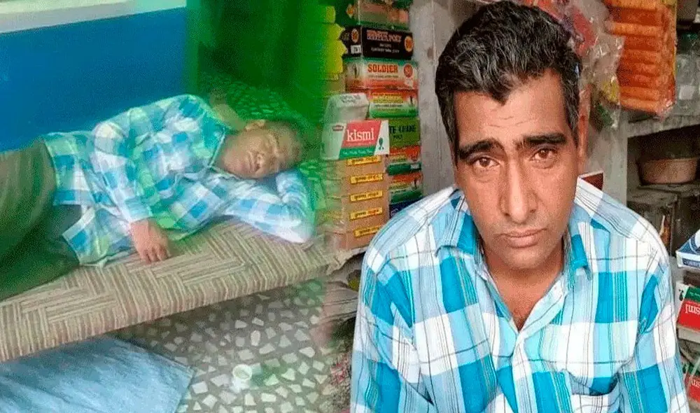 El hombre ha declarado a medios locales lo mucho que la condición afecta su vida social y laboral, ya que la medicación no funciona. Foto: Scoop Whoop