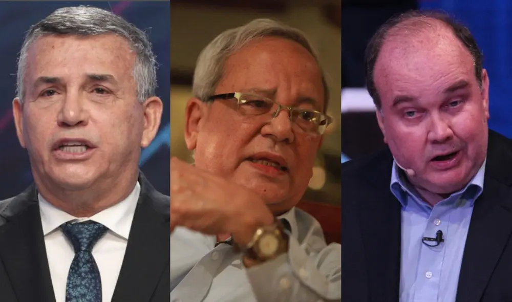 Daniel Urresti cuenta con 25,4%, mientras que Rafael López Aliaga posee 22%, según el IEP. Foto: composición LR/