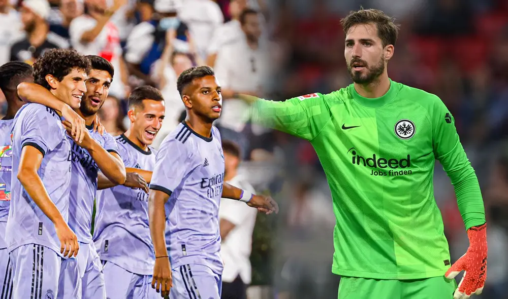 Real Madrid es el campeón de la Champions League, mientras Eintracht Frankfurt es el de la Europa League. Foto: composición GLR/RealMadrid/AFP