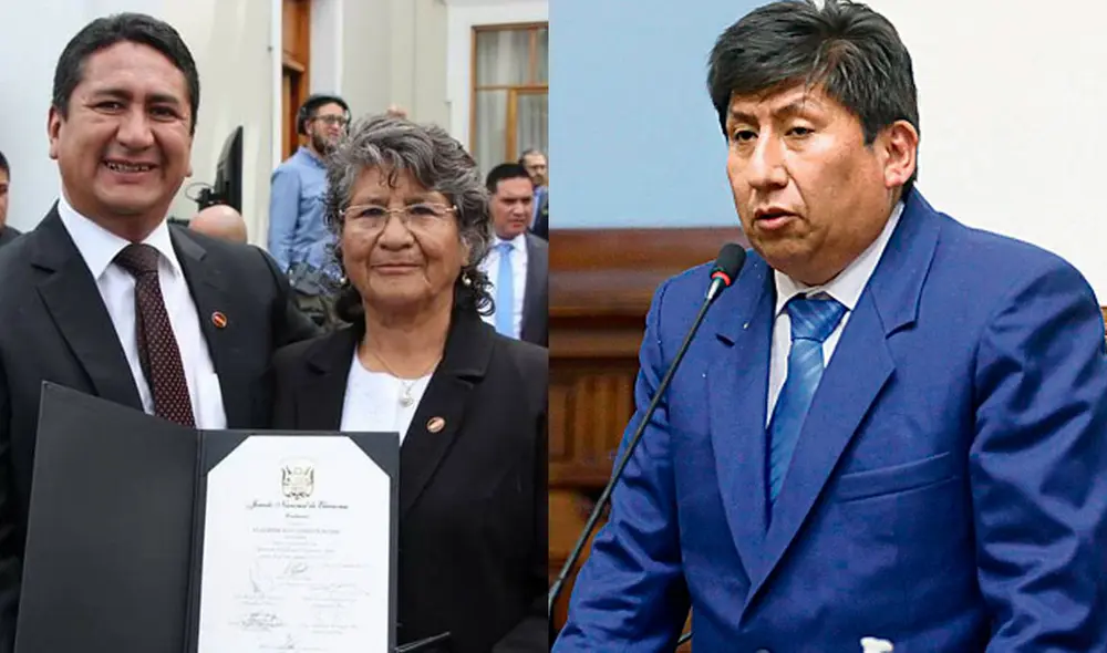 Secretario general de Perú Libre pidió un pronunciamiento del Ministerio de la Mujer sobre lo ocurrido. Foto: composición LR / Facebook de Vladimir Cerrón / Congreso Secretario general de Perú Libre pidió un pronunciamiento del Ministerio de la Mujer sobre lo ocurrido. Foto: composición LR / Facebook de Vladimir Cerrón / Congreso