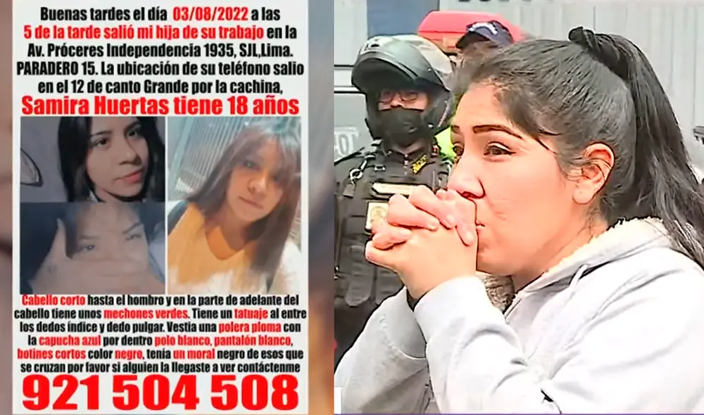 Madre de Samira Huertas Escudero la buscó sin éxito en la discoteca La Cabaña ubicada en San Juan de Lurigancho. Foto: composición LR/captura video/Latina Madre de Samira Huertas Escudero la buscó sin éxito en la discoteca La Cabaña ubicada en San Juan de Lurigancho. Foto: composición LR/captura video/Latina