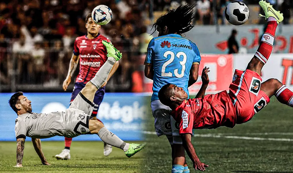Recuerda los mejores goles de chalaca del fútbol peruano que, al margen de la diferencia en el nivel de la liga, son piruetas más complicadas de realizar que la de Lionel Messi. Foto: Composición LR