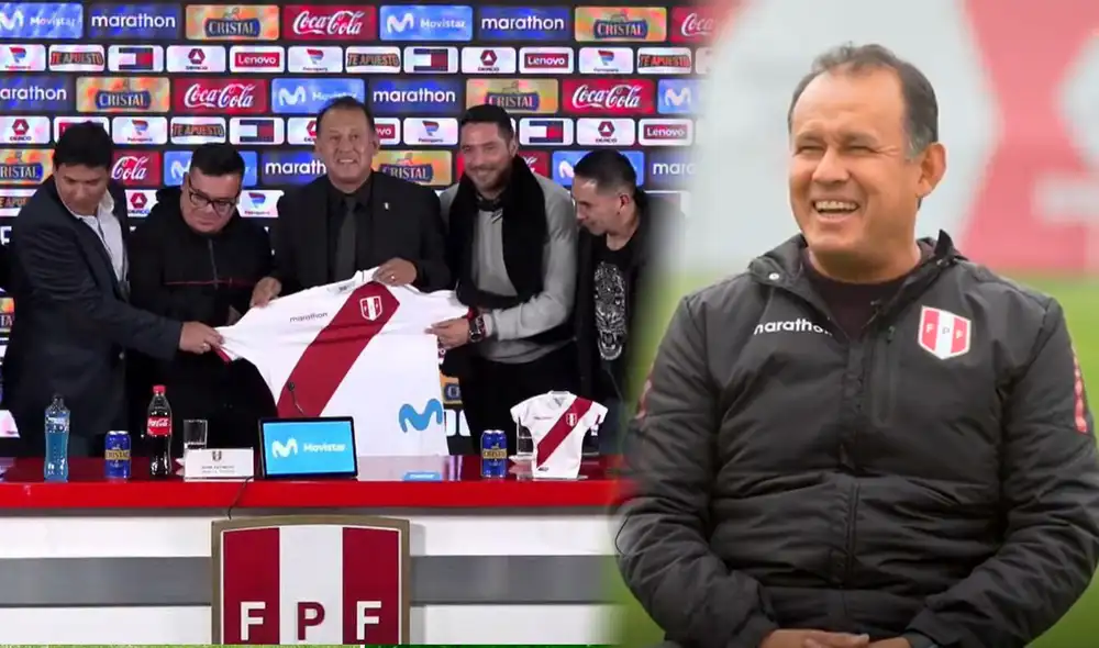 Juan Reynoso dirigirá a la selección peruana hasta que finalice las eliminatorias rumbo al Mundial 2026. Foto: composición/captura FPF Juan Reynoso dirigirá a la selección peruana hasta que finalice las eliminatorias rumbo al Mundial 2026. Foto: composición/captura FPF