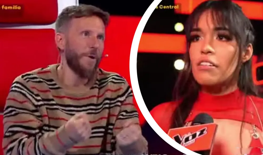 Noel Schajris cuestionó la participación de Mariana Quiroz. Foto: captura "La voz Perú" Noel Schajris cuestionó la participación de Mariana Quiroz. Foto: captura "La voz Perú"