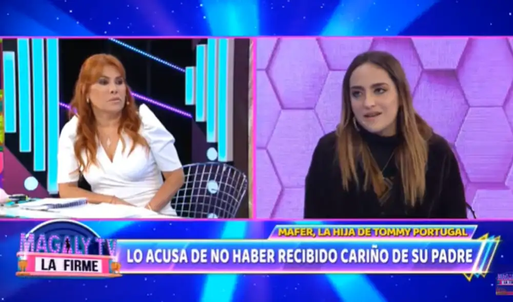Hija de Tommy Portugal vuelve a aparecer en Magaly Medina. Foto: ATV