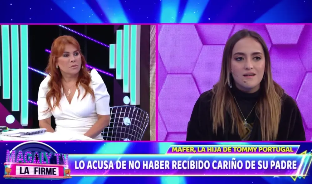 Mafer Portugal muestra chats donde es agredida verbalmente por la hermana de Tommy Portugal. Foto: captura de ATV