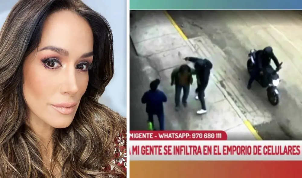 Karina Borrero pidió a la población que no compre celulares robados. Foto: composición LR/Karina Borrero/Instagram/captura de Latina