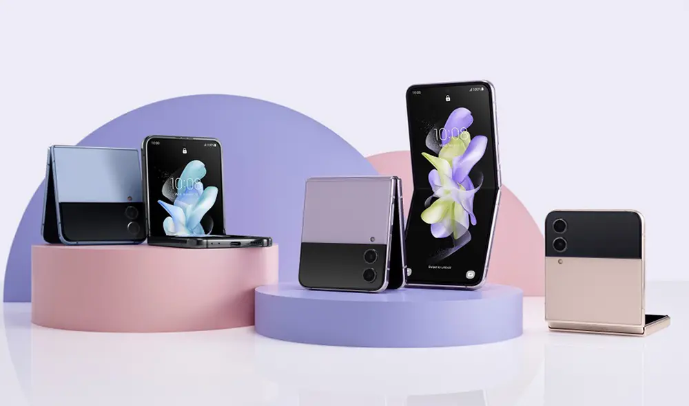 El nuevo Galaxy Z Flip4 de Samsung se podrá reservar desde el 25 de agosto hasta el 8 de septiembre. Foto: Samsung