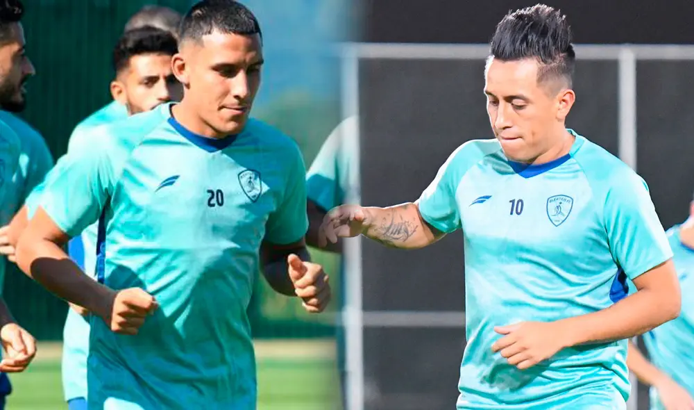 Valera y Cueva disputarán la temporada 2022-23 de la liga árabe. Foto: composición LR/Al Fateh Valera y Cueva disputarán la temporada 2022-23 de la liga árabe. Foto: composición LR/Al Fateh