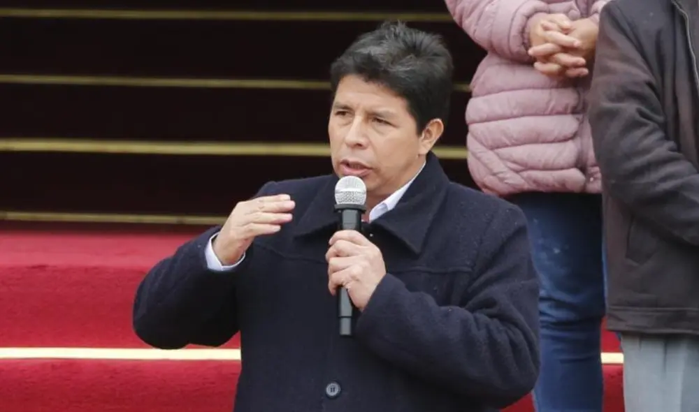 Pedro Castillo se reunió esta mañana con representantes de las rondas campesinas. Foto: Marco Cotrina / La República