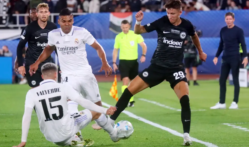Real Madrid y Eintracht Frankfurt se enfrentan por la Supercopa de Europa. Foto: EFE