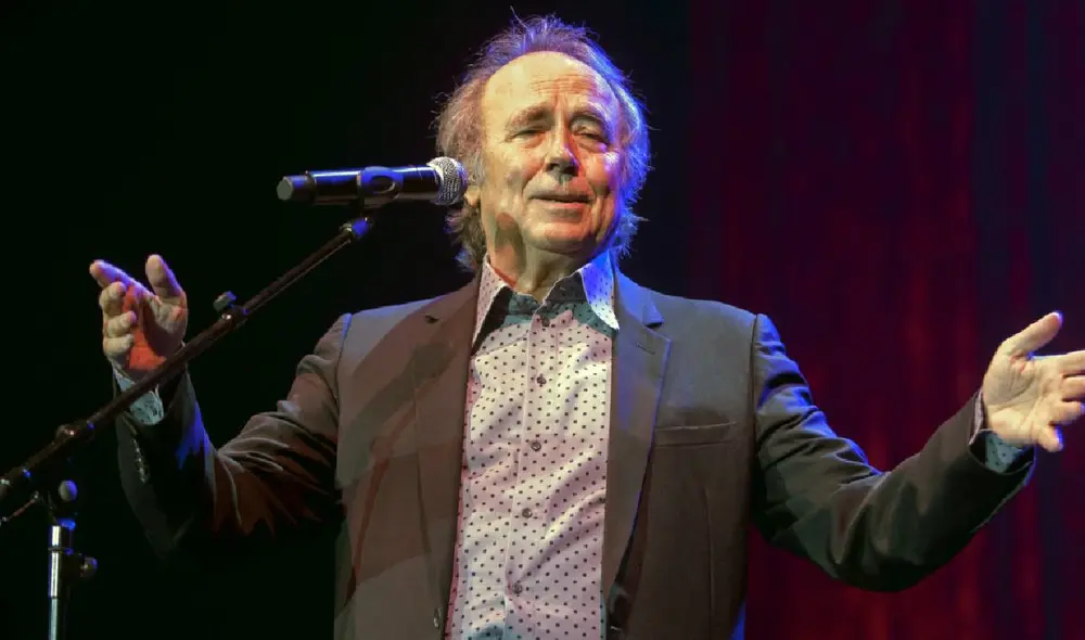 Joan Manuel Serrat se presentará por última vez en Perú este 2022. Foto: AFP