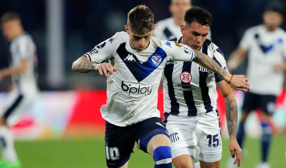 Talleres y Vélez se enfrentan por la vuelta de los octavos de final. Foto: Conmebol