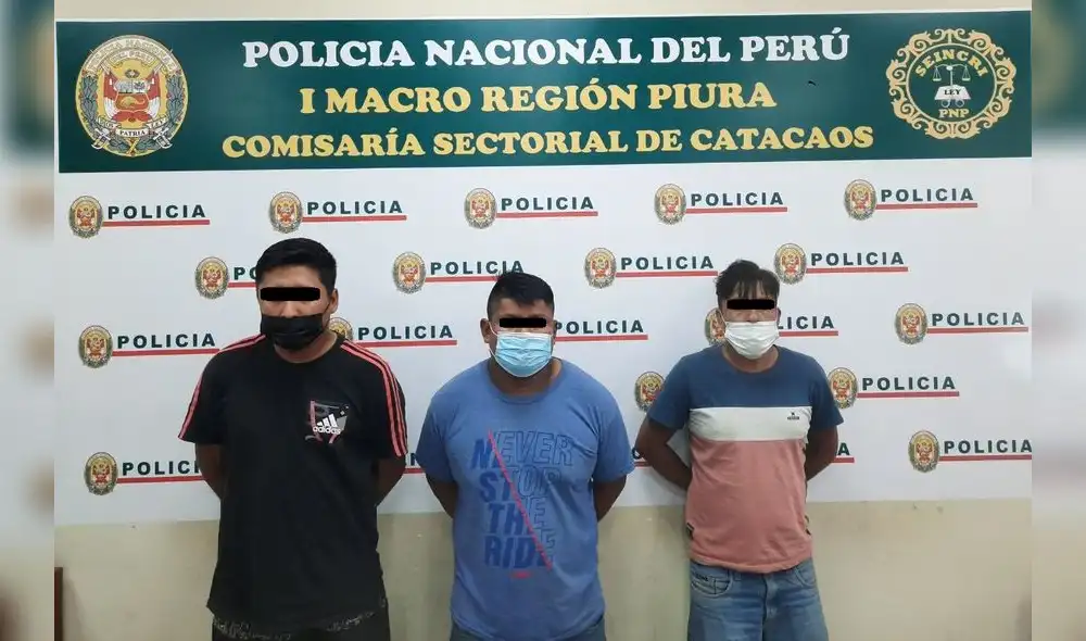 Víctima reconoció a los intervenidos como los sujetos que le arrebataron sus pertenencias. Foto: PNP