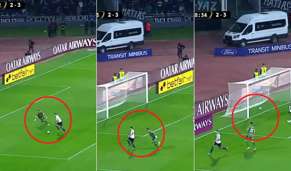 Gol de Vélez. Foto: captura ESPN