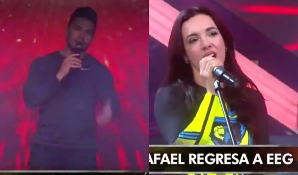 Continúa la gresca entre Rosángela Espinoza y Rafael Cardozo en "Esto es guerra". Foto: composición LR/América TV