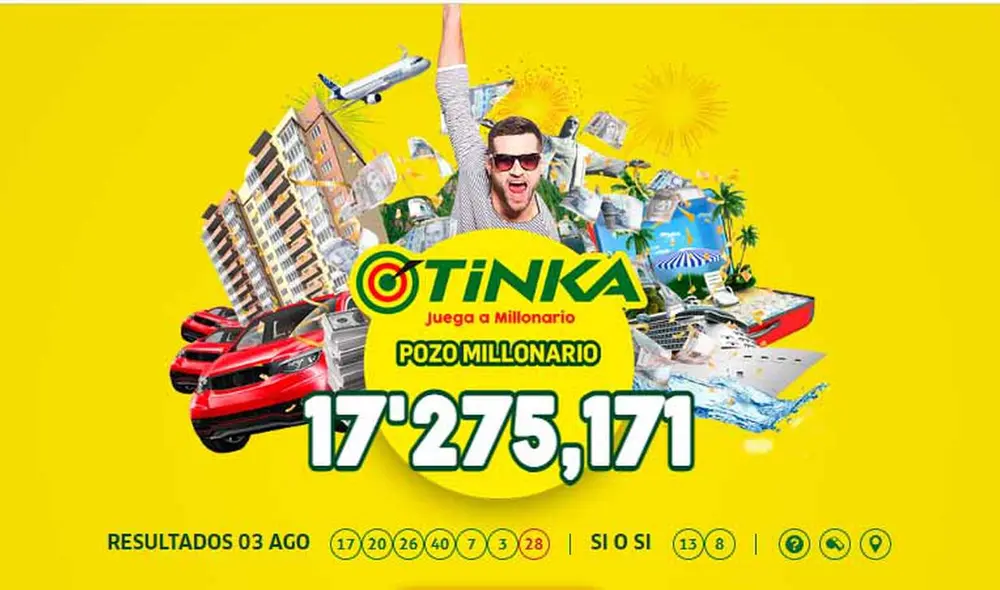 Revisa todos los detalles acerca del sorteo de La Tinka. Foto: Intralot Revisa todos los detalles acerca del sorteo de La Tinka. Foto: Intralot