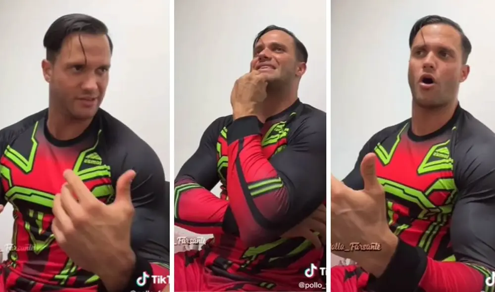 Fabio Agostini relató una divertida anécdota. Foto: composición LR/captura de Tiktok/Pollo Farsante