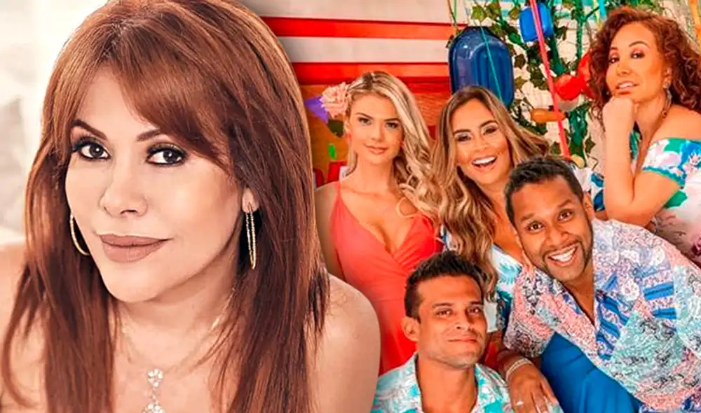 Magaly Medina ha tenido fuertes palabras contra los conductores de "América hoy". Foto: composición Gerson Cardoso/LR/Instagram/América TV