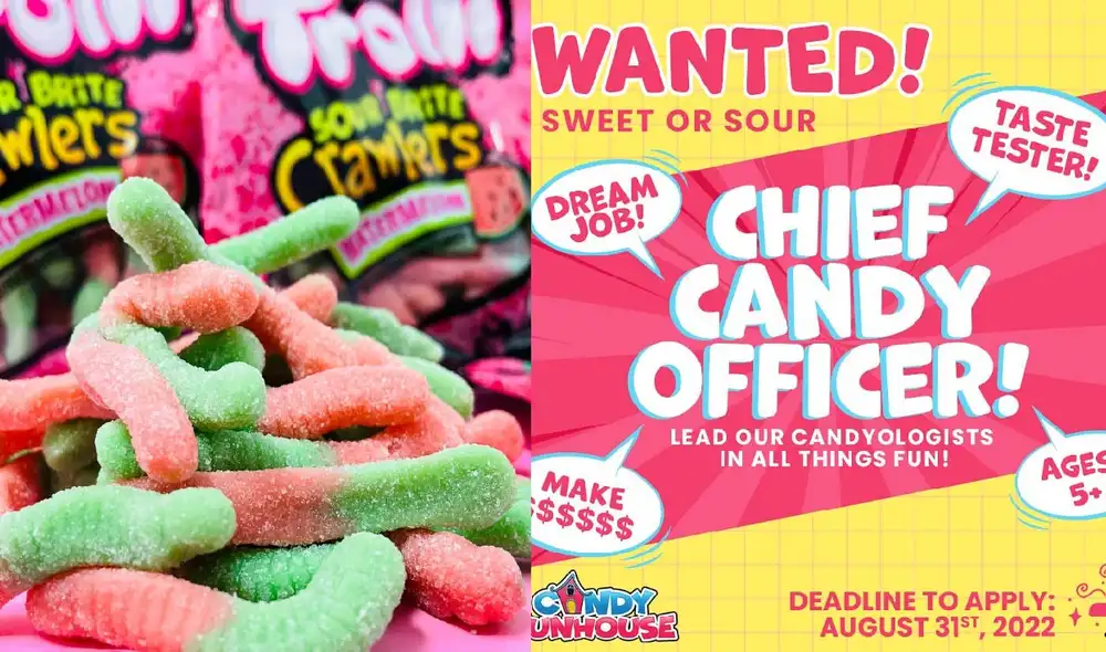 Candy FunHouse ofrece un puesto de trabajo soñado que requiere que tengas un buen paladar. Foto: composición LR/ captura de Instagram/ @candyfunhouse Candy FunHouse ofrece un puesto de trabajo soñado que requiere que tengas un buen paladar. Foto: composición LR/ captura de Instagram/ @candyfunhouse