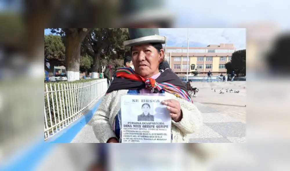 Dominga Quispe Zapana, continúa en la búsqueda de su menor hija que padece una discapacidad. Foto: Pachamama Radio