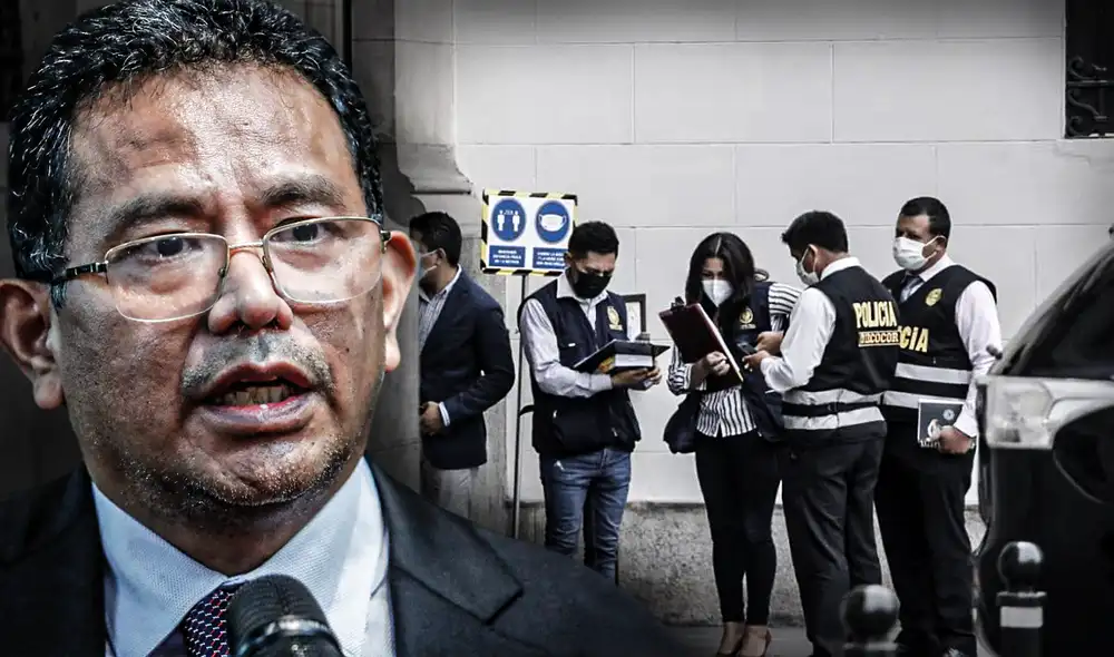 El último martes, el fiscal Hans Aguirre y el coronel Harvey Colchado fueron a Palacio para detener a Yenifer Paredes. Foto: composición Jazmin Ceras/La República