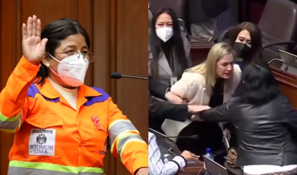 Congresista criticó la agresión que sufrió por parte de María del Carmen Alva. Foto: composición LR/Congreso