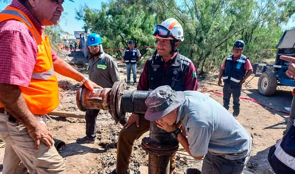 Especialistas también monitorean los niveles de gas metano para evitar una explosión cuando ingresen los buzos. Foto: CNPC_MX Especialistas también monitorean los niveles de gas metano para evitar una explosión cuando ingresen los buzos. Foto: CNPC_MX