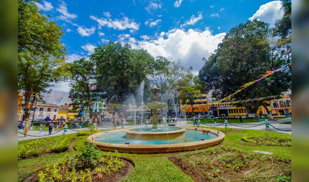 Plaza de Armas de Huánuco. Foto: difusión Plaza de Armas de Huánuco. Foto: difusión