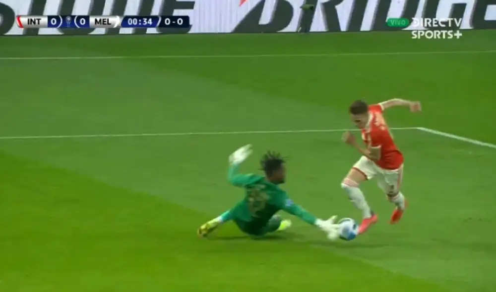 Caceda contra Romero. Foto: captura Directv Sports