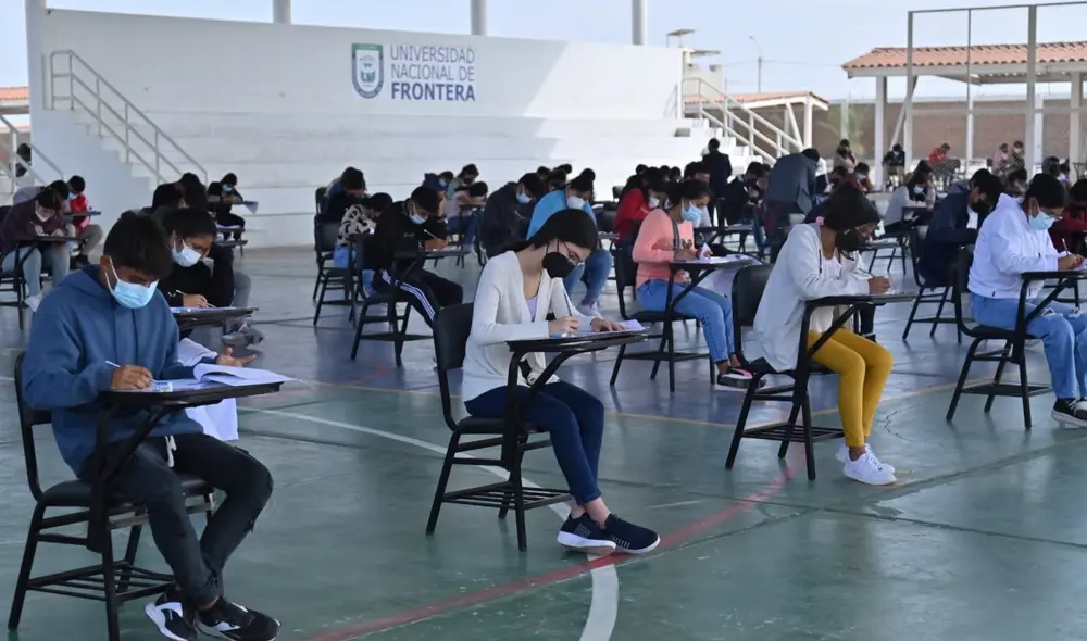 El examen de admisión será presencial en el campus de la UNF con todos los protocolos de bioseguridad. Foto: UNF