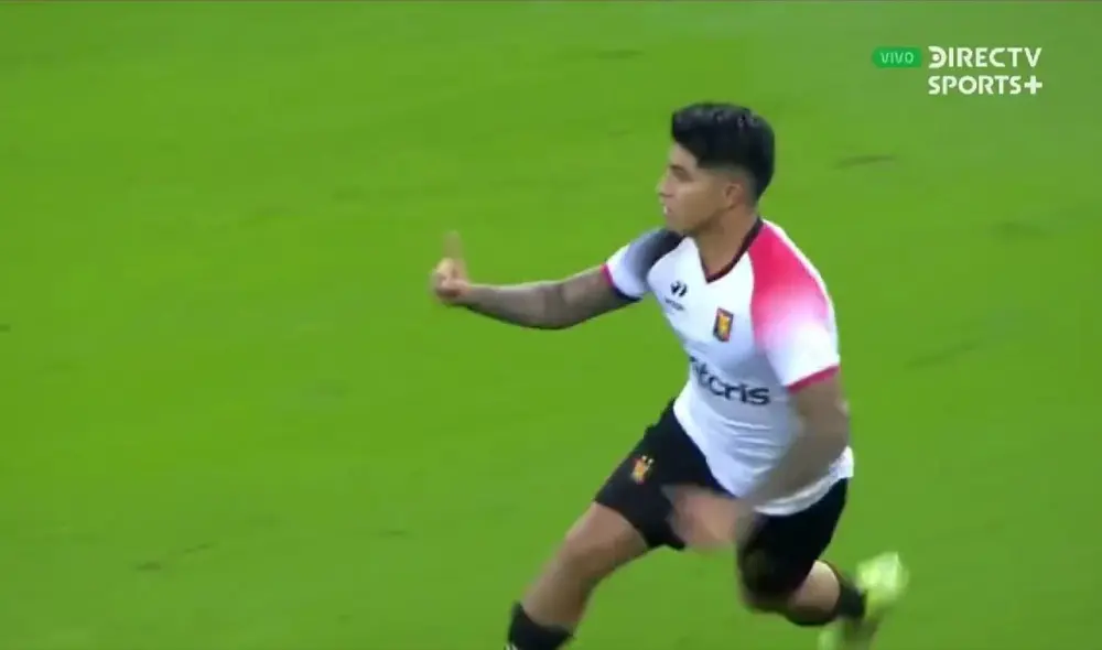 Gol de Iberico. Foto: captura Directv Sports