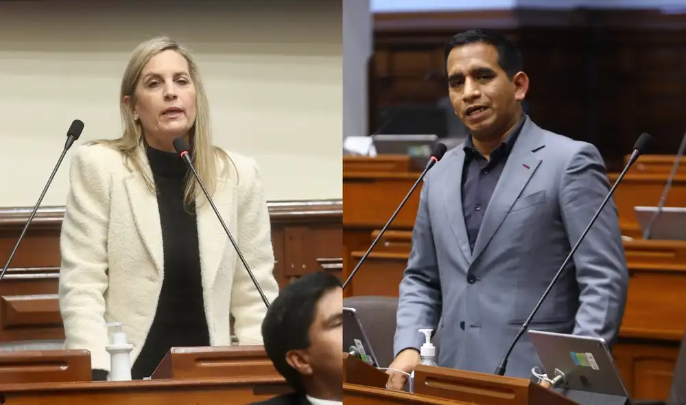 María del Carmen Alva se opone a que acciopulistas señalados por Karelim López como ‘Los Niños’ participen en comisiones. Foto: composición LR/Congreso María del Carmen Alva se opone a que acciopulistas señalados por Karelim López como ‘Los Niños’ participen en comisiones. Foto: composición LR/Congreso