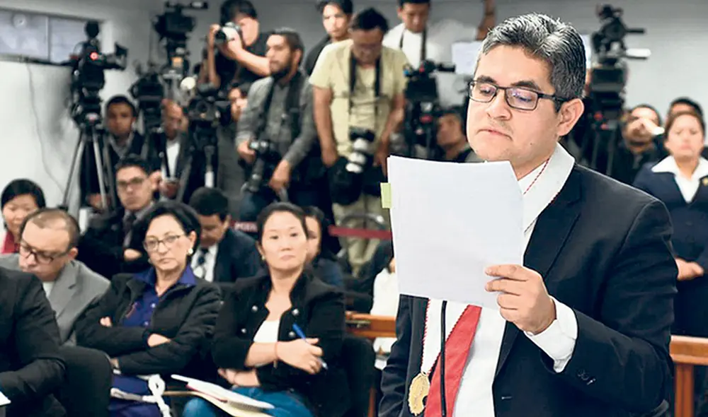 Breve pausa. Juez Víctor Zúñiga ordenó que en una semana se entreguen las correcciones de la acusación fiscal. Es la tercera vez que pide ello. Foto: difusión