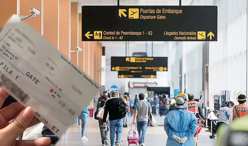 Concesionaria del aeropuerto señala que obras ya se habían desde noviembre de 2021. Foto: composición LR