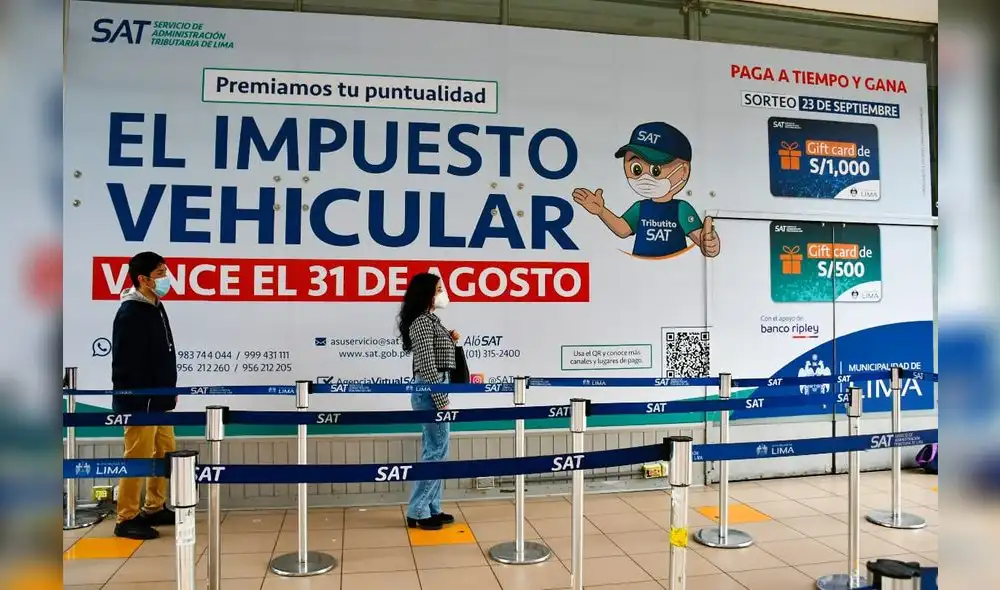 El SAT premiará el cumplimiento oportuno de las obligaciones tributarias, por ello sorteará 5 gift cards para compras por S/ 1.000 y 10 gift cards por S/ 500. Foto: difusión El SAT premiará el cumplimiento oportuno de las obligaciones tributarias, por ello sorteará 5 gift cards para compras por S/ 1.000 y 10 gift cards por S/ 500. Foto: difusión