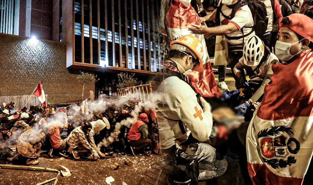 Durante las manifestaciones de noviembre del 2020 se dieron múltiples violaciones de derechos humanos, de acuerdo a la CIDH. Foto: composición LR Jazmin Ceras / Antonio Melgarejo / John Reyes