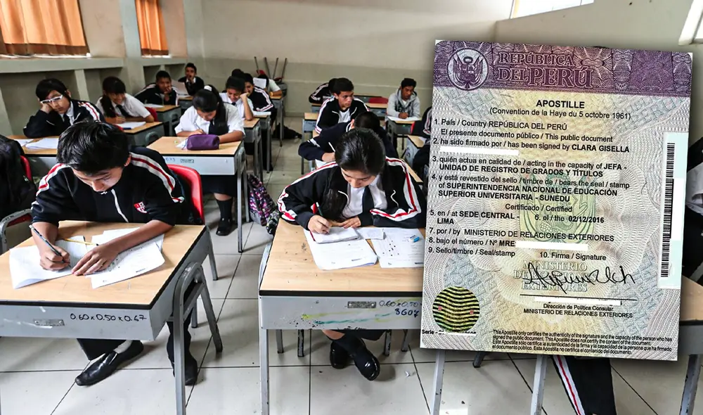 Toda universidad en el extranjero exige la presentación obligatoria de los certificados de estudios secundarios visados y legalizados en el país de origen. Foto: composición Jazmin Ceras